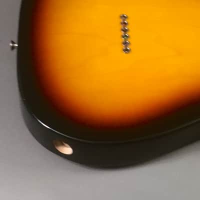 Lefty Fender Standard Telecaster 3 Tone Sunburst Tele Body Natural Relic Custom Build Project image 14