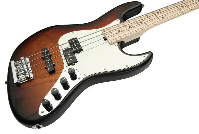 Sadowsky MetroLine 21-Fret Vintage P/J Bass-Swamp Ash Body-4 String-Almond Sunburst Transparent Satin image 1