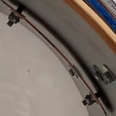 Gretsch 14x18"Jazz/Bop Bass Drum Vintage80s Drop-G SSB Peacock Blue Jasper Maple image 10