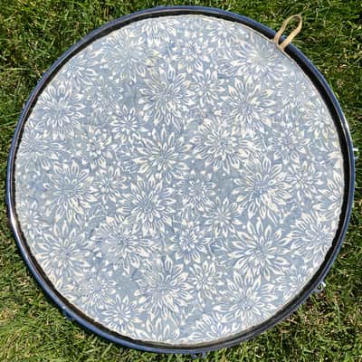 16" single layer Drum Bunny cloth drum cover - dampener - partial mute - compare to Drum Tortillas - Quesadilla - Big Fat Snare image 1