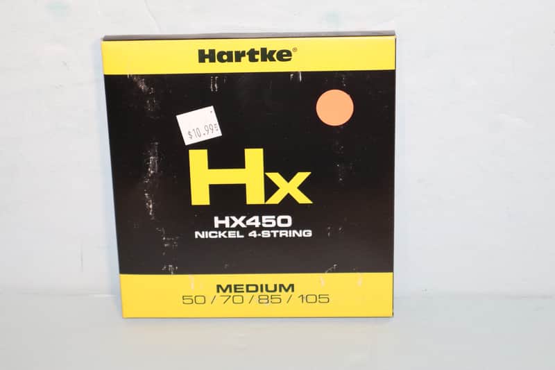Hartke HX450 Nickel 4-string Electric Bass Strings Medium 50-70-85-105 new old stock image 1