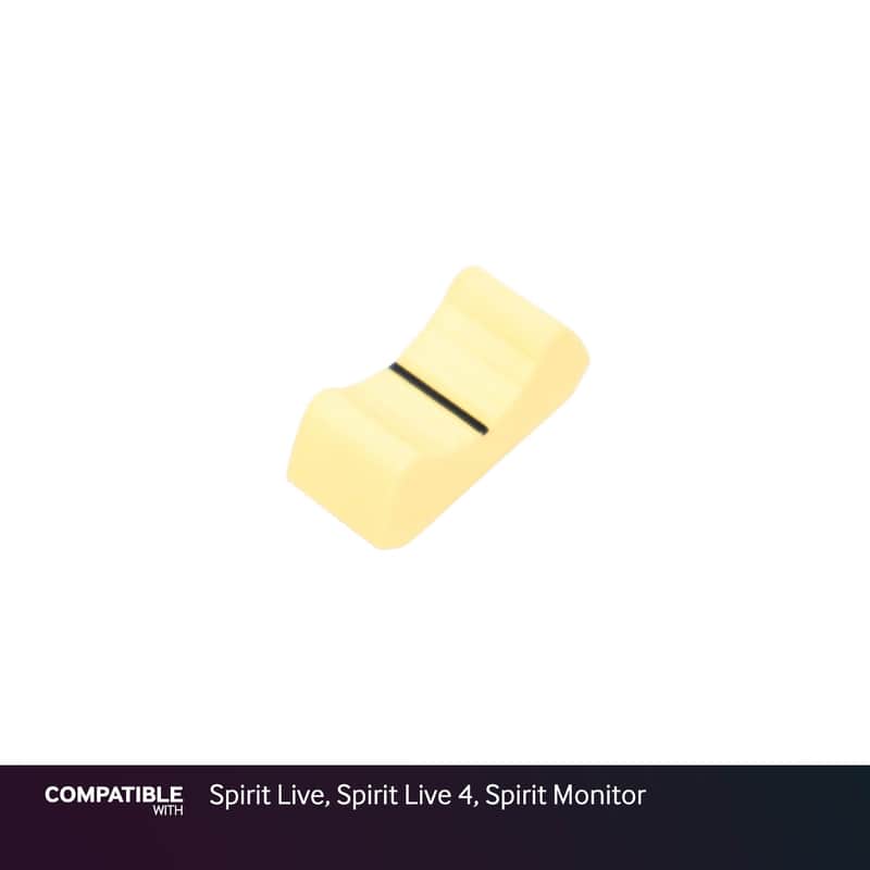 Soundcraft Yellow Fader Cap for Spirit Live, Spirit Live 4, Spirit Monitor image 1
