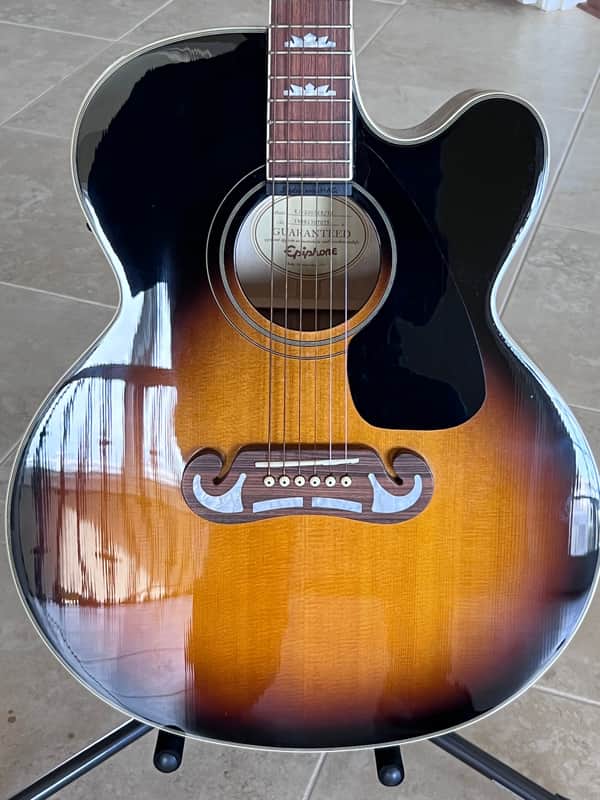 Epiphone EJ200SCE/VS 2019-2020 - Vintage Sunburst image 1