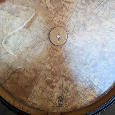 Vega little wonder tenor jazz banjo 1928. with resonator and OHSC image 7