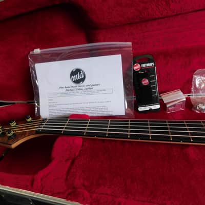 2021 MTD USA Custom Shop 535-24 5 String Electric Bass Flamed Redwood Brand New Authorized Dealer ! image 11
