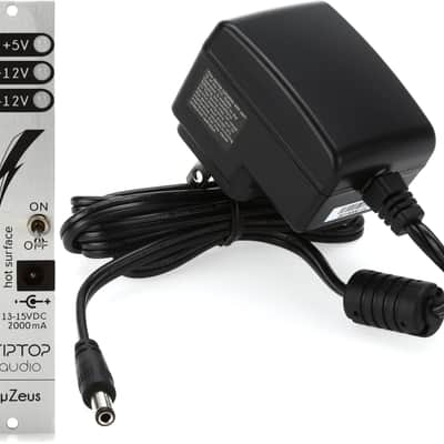 Tiptop Audio microZEUS Eurorack Power Supply  Bundle with Tiptop Audio microZeus Power Adapter - 1000mA  Universal image 1