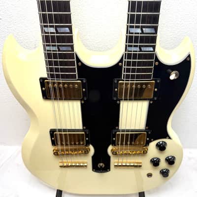 Gibson EDS-1275 SG Double neck 1989 - Alpine White image 6