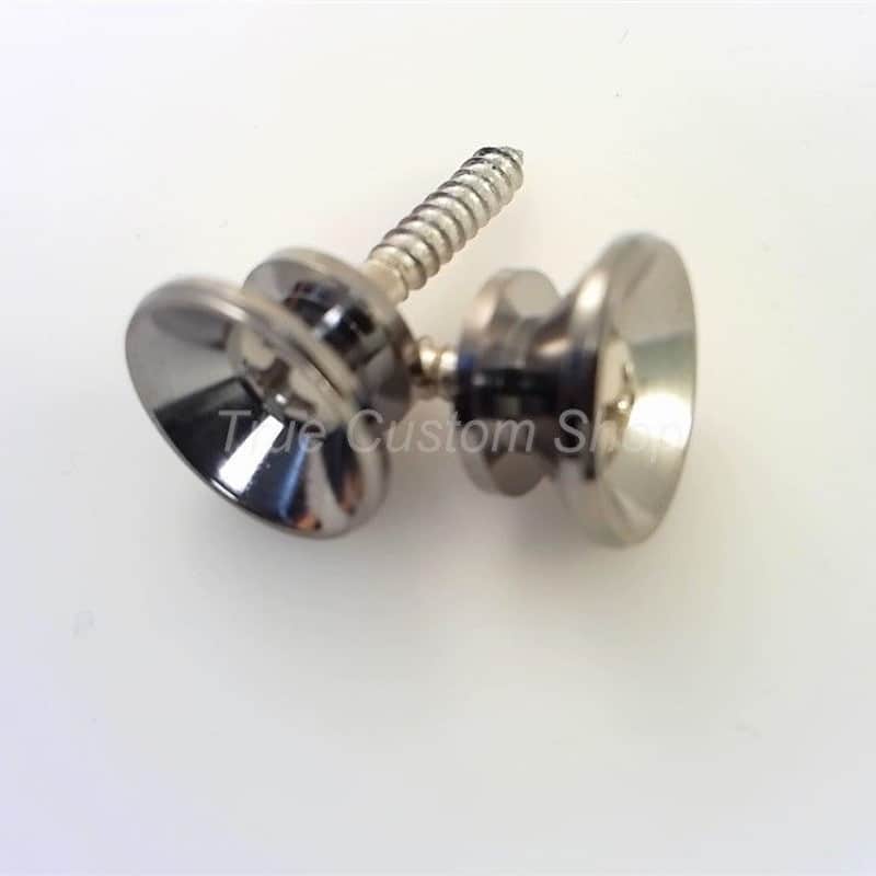 True Custom Shop® Original Vintage-Style Chrome Strap Buttons for Fender Stratocaster & Telecaster image 1