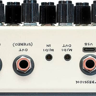 Old Blood Noise Endeavors Black Fountain Stereo Delay Effects Pedal, Cream image 4