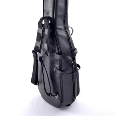 Guitar Gig Bag - DOUBLE Fender Stratocaster & Telecaster - Leather - Glenn Cronkhite image 3
