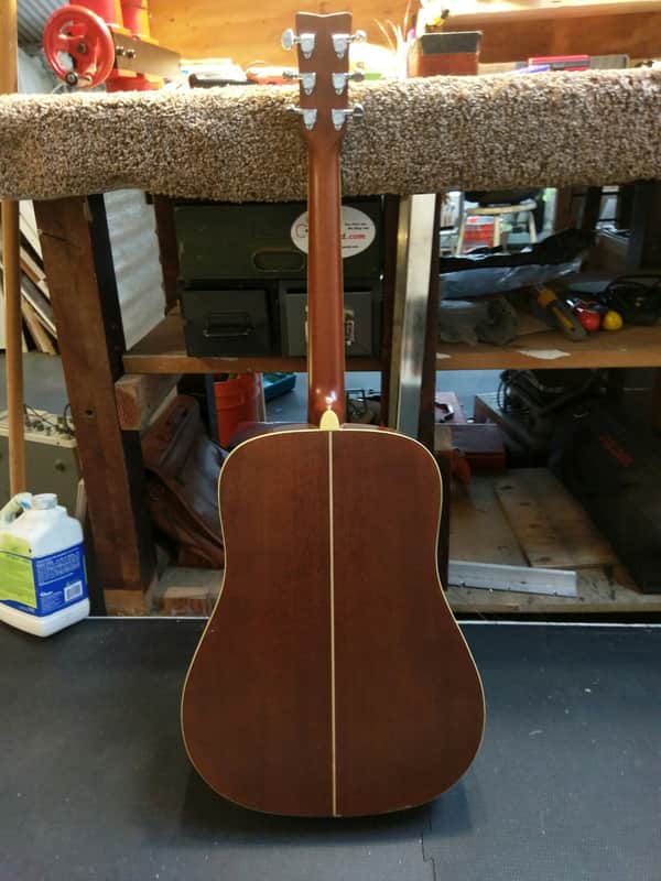 Yamaha LW-15 1995 Acoustic Dreadnought Solid Top | Reverb