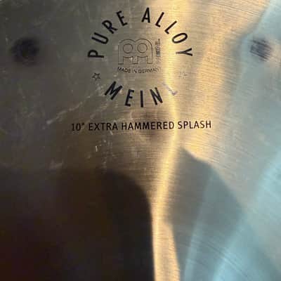 Meinl 10" Pure Alloy Extra Hammered Splash Cymbal 2024 - Present - Traditional image 2