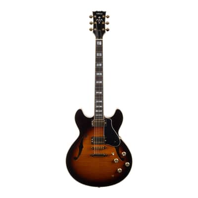 Yamaha SA2200 Semi-Hollow - Brown Sunburst image 2
