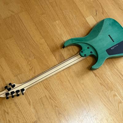 Caparison Dellinger II FX-AM Dark Green Matt With Case - Railhammer Pickups image 14
