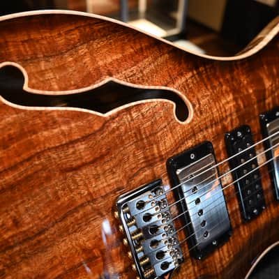 PRS Private Stock Special Semi-Hollow Koa Natural with Light Smokeburst #9972 image 7