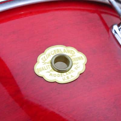 Slingerland NOS!! 1989~94' HSS ERA Radio King Series SRK111 Wild Cherry image 2