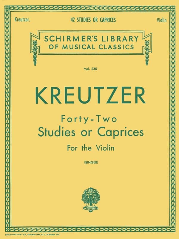 Kreutzer - 42 Studies Or Caprices For Violin image 1