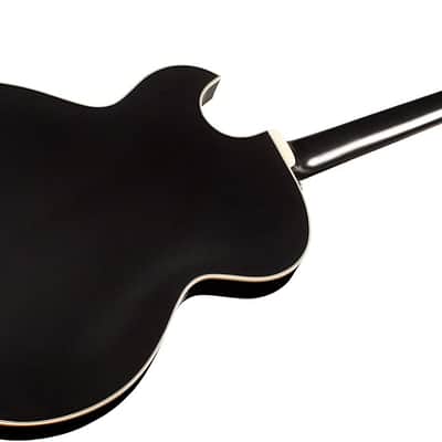 Guild Starfire I Jet 90 Satin Black - Semi Hollow Body Electric Guitar image 6