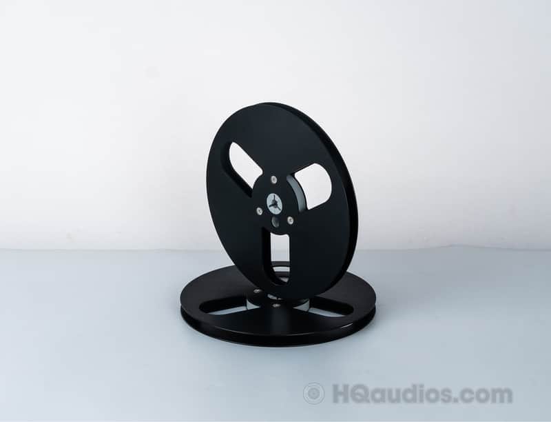 Aluminum Empty Tape Reel for Reel To Reel Tape Recorder (Single)– 7 inch– Black Color 1Yr WRT image 1