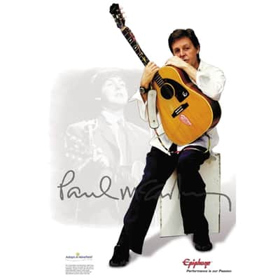 Epiphone Limited Edition Paul McCartney Aged Texan Acoustic [Played & Signed by Paul McCartney] 2005 image 8