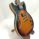 Ibanez Artcore AS73-BS Sunburst Gloss Hollow-Body Electric Guitar with Hard Case