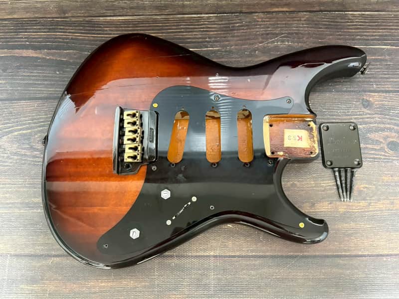 1986 Ibanez RG53 Body Antique Violin w/Powe Rocker Special Tremolo Made in Japan image 1