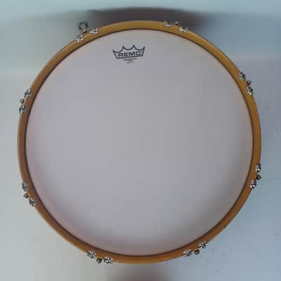 WFL Ludwig 12x17"Tenor Tom Drum Red Lacquer +Natural Maple Wood Hoops Vintage40s image 7