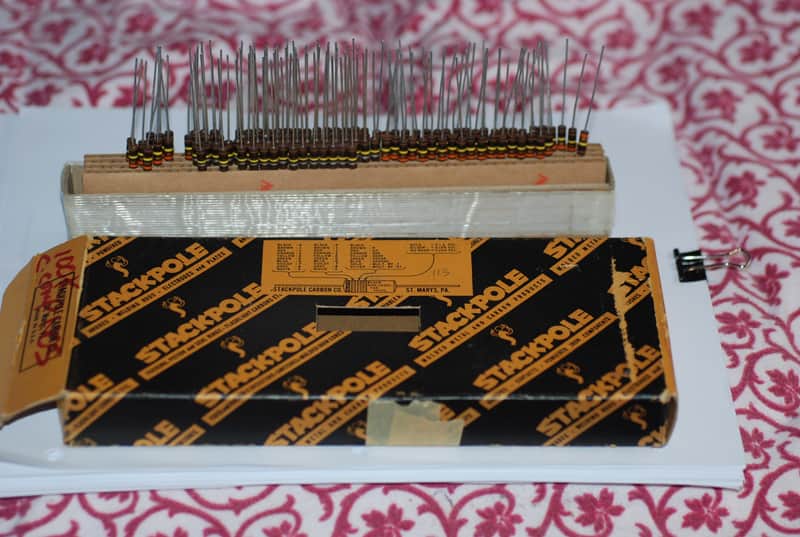 Stackpole 100k 1/2w vintage resistors 1960 (?) image 1