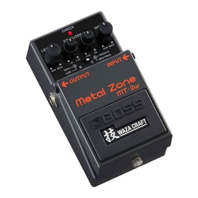 BOSS MT-2W Compact Dual-Stage Gain Circuit Analog Design Custom and Standard Mode Waza Metal Zone Pedal for Guitarist image 2