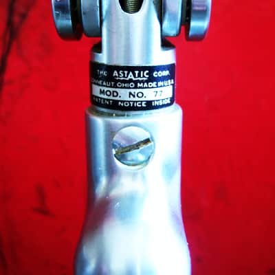 Vintage 1950's Astatic 77 / 77A / 77L dynamic cardioid microphone w cable Multi Z WORKS Shure 55S image 11