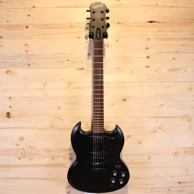 Epiphone SG Goth G-400 2002 Electric Guitar - Satin Pitch Black image 2
