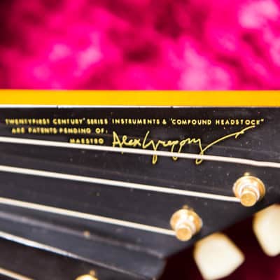 Roger Giffin built 1994 Gibson Custom Shop Korina Explorer 7 string 36 fret image 7