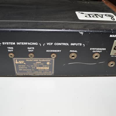 Vintage ARP Omni Keyboard Synthesizer Overhauled with LED Sliders image 11