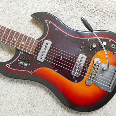 Vintage 60's Japan Conrad Bison Guitar image 1