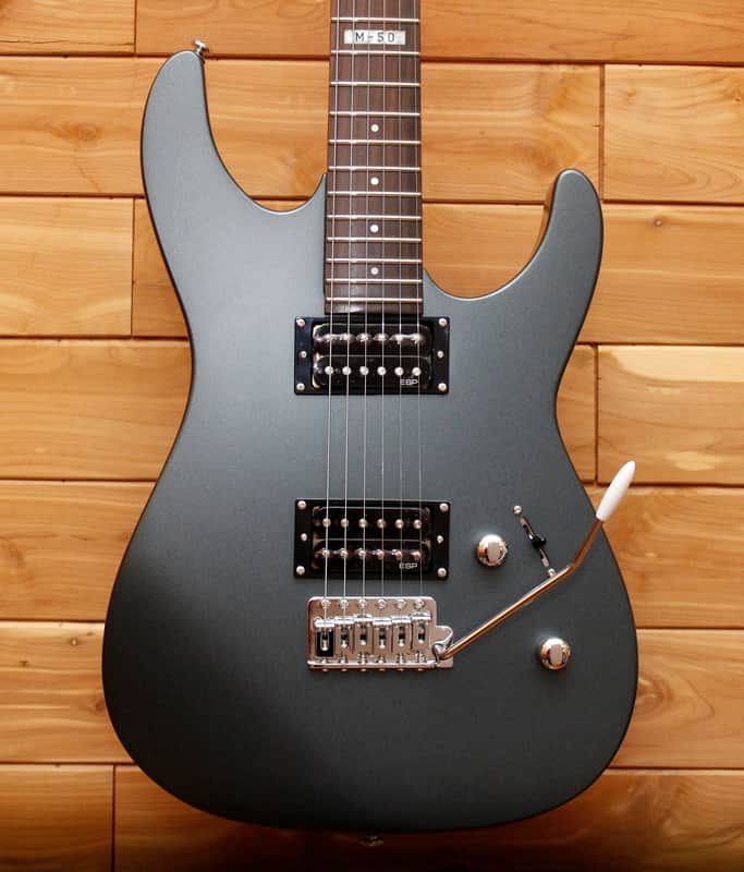 LTD M-50 M-Series Electric Guitar Blue Satin Finish image 1