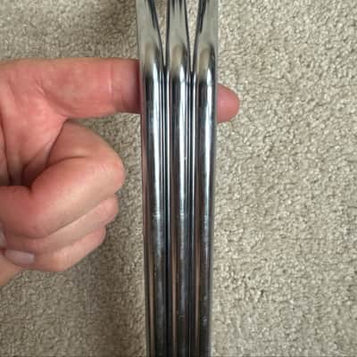 Premier Set of 3 Vintage Lokfast era Floor Tom Drum Legs - 18” Chrome 70s - Chrome image 7