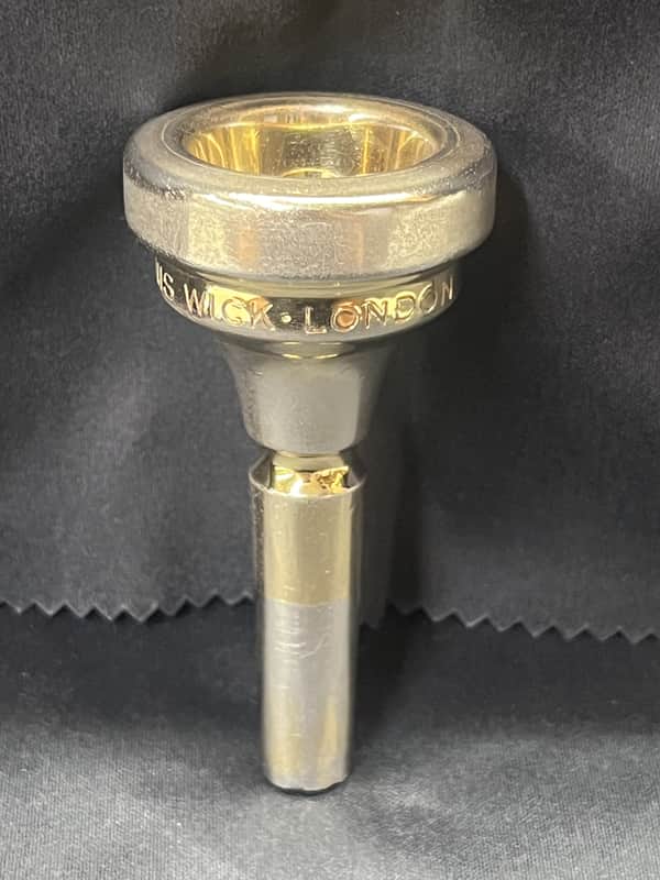 USED Denis Wick 12CS Gold-Plated Trombone Mouthpiece (Small Shank)