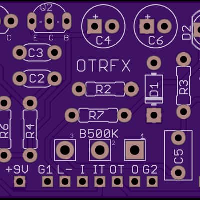 wARm-n-fuZZies PCB - Build your own One-knob Meathead style fuzz pedal! image 1