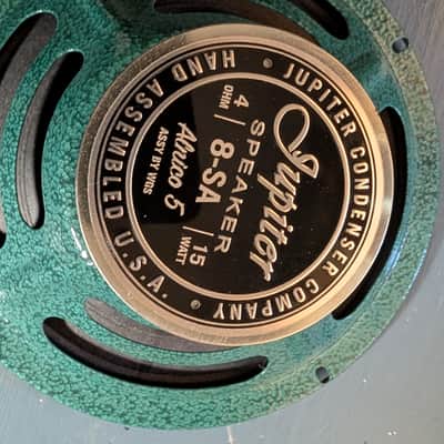 Jupiter 8" Alnico Speaker, 4 OHM, with Paper Voice Coil, 15 watts, 8SA-2-P - 8 2020s image 1