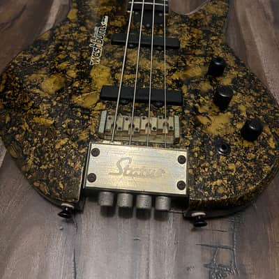 Washburn Series 1000 s70 by Status Design 1980s - Woodstone Gold image 3