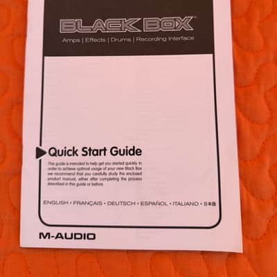 M-Audio Black Box Guitar Multi-Effect Processor, plus manual and CD image 9