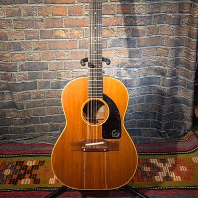 Vintage 1967 Epiphone FT-85 Serenader Natural w/ Original Chipboard Case image 2