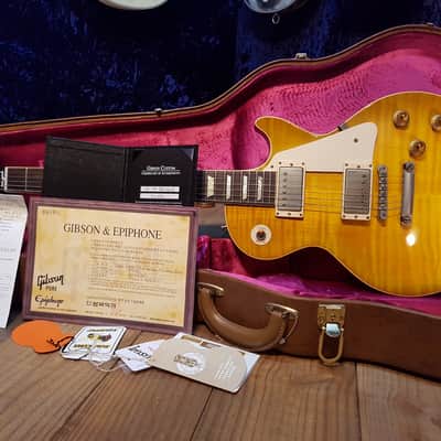 2011 Gibson Les Paul Historic 1959 LP Mahogany Rosewood Burst Bucker image 19