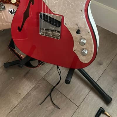 Fender Two-Tone Thinline Telecaster 2019 - 2020 - Fiesta Red image 3