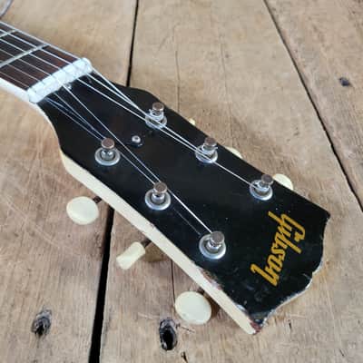 Gibson SG Junior 1965 519 Made in 1965 w/ Original Case Excellent - Polaris White image 6