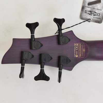 Schecter C-5 GT Bass Satin Trans Purple B-Stock 2624 image 7