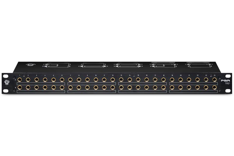 Black Lion Audio PBR TRS3 48-Point Gold-Plated TRS Patch Bay w/ 3-Way Switching image 1