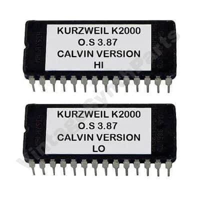 Kurzweil K2000 OS Upgrade v 3.87 Calvin version Latest O.S Eprom Rom Chip Ic