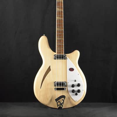 Rickenbacker 4005V Vintage Reissue Semi-Hollow Bass Guitar Mapleglo image 2