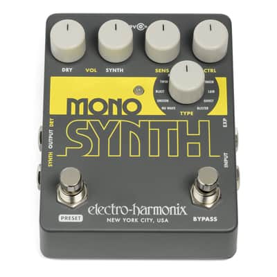 New Electro-Harmonix EHX Mono Synth Synthesizer Guitar Pedal! Monosynth image 4